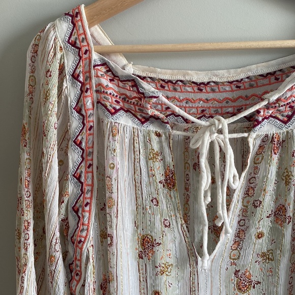 Free People dance magic embroidered tunic top Sz XS - Picture 5 of 7